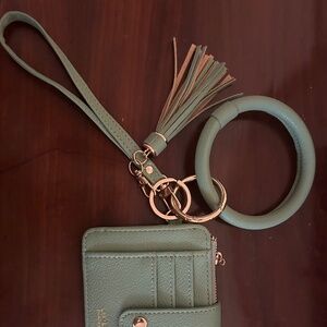 Sage Green Leather Wallet